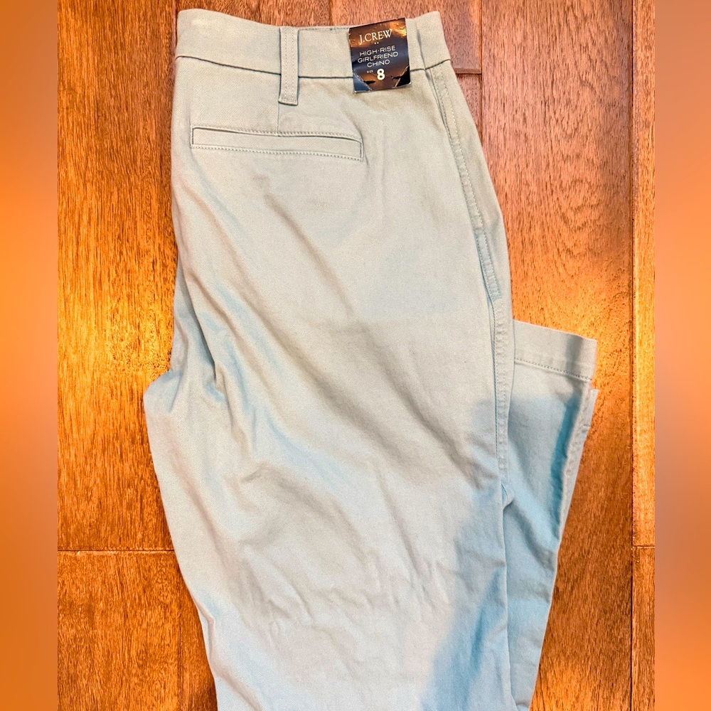 J. Crew Women's High Rise Girlfriend Chinos